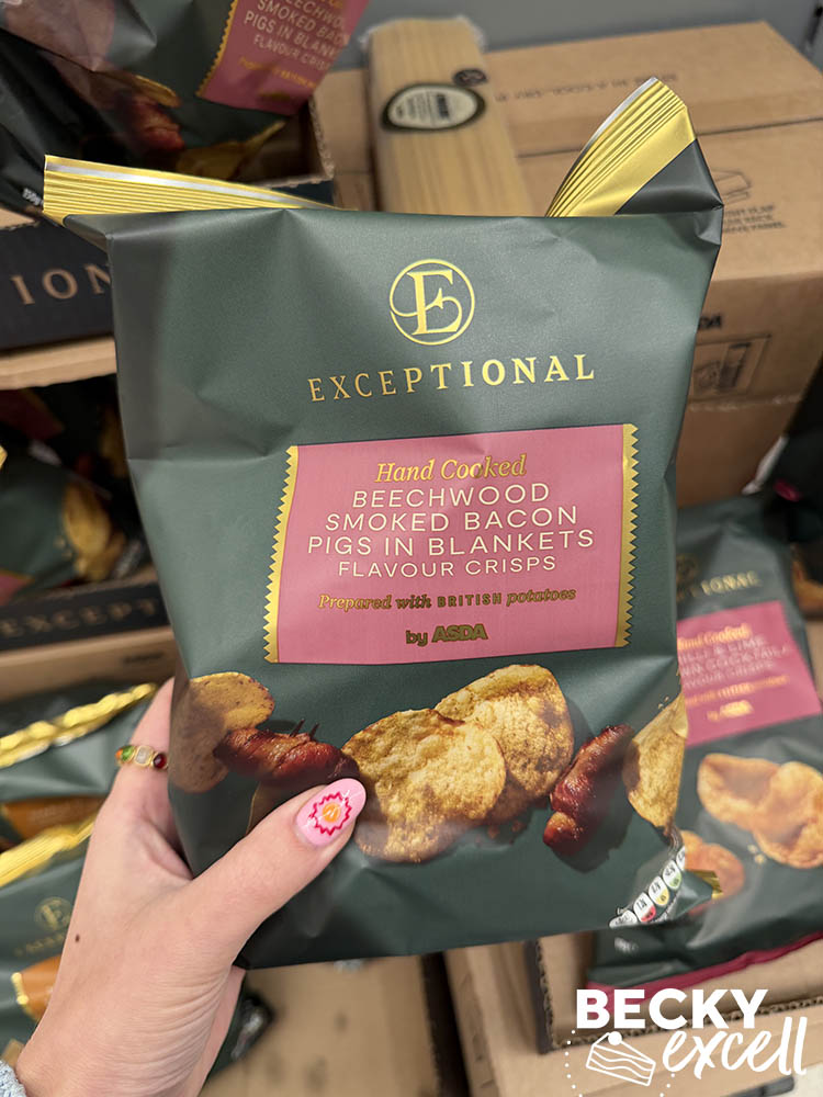 ASDA Exceptional Beechwood Smoked Bacon Pigs in Blankets Flavour Crisps