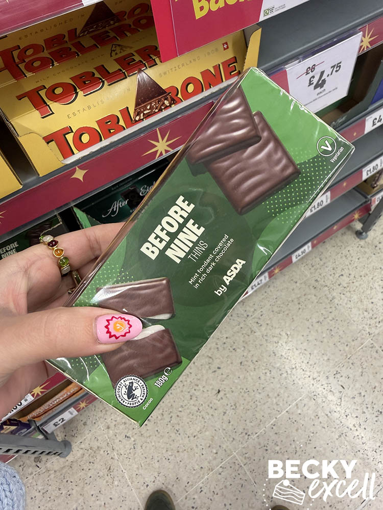 ASDA Before Nine Mint Thins