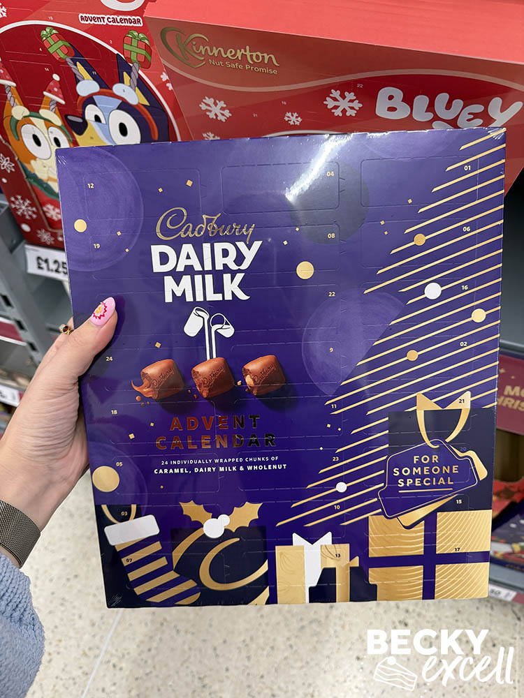 Cadbury Dairy Milk Advent Calendar with Caramel, Dairy Milk & Wholenut