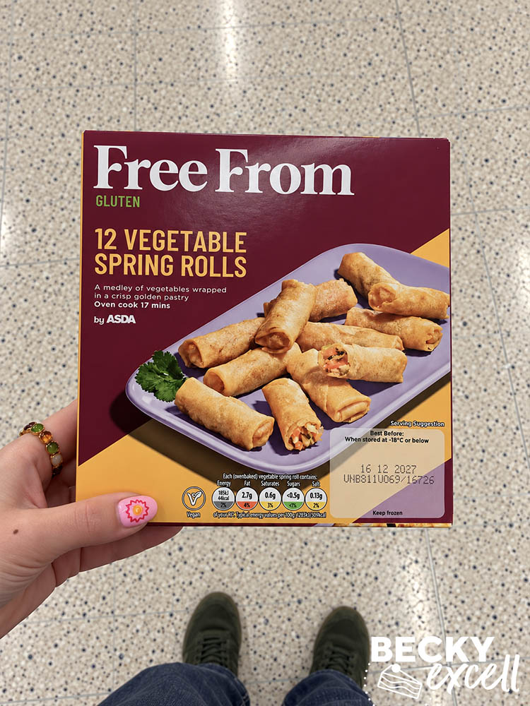 ASDA Free From 12 Vegetable Spring Rolls