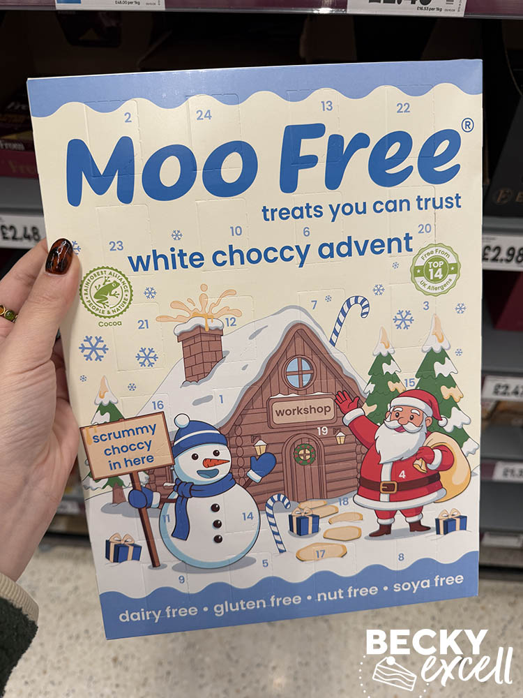Moo Free White Choccy Advent Calendar