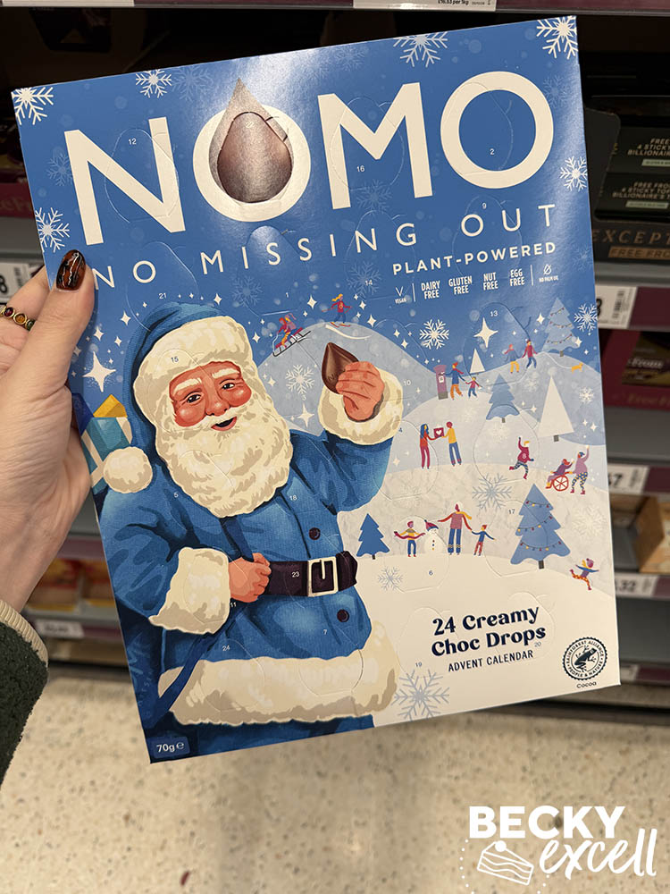 NOMO 24 Creamy Choc Drops Advent Calendar