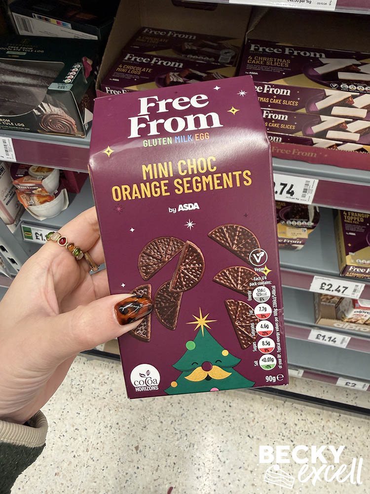 ASDA Free From Mini Choc Orange Segments