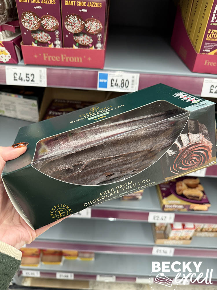 ASDA Exceptional Free From Chocolate Yule Log