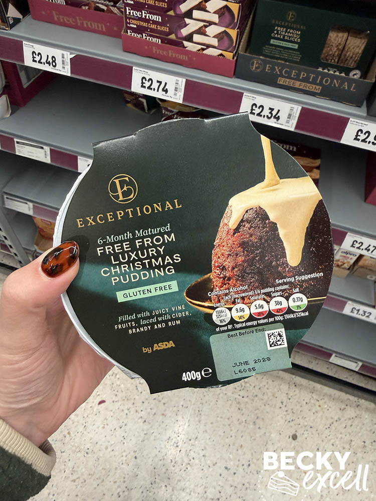 ASDA Exceptional 6-Month Matured Free From Luxury Christmas Pudding