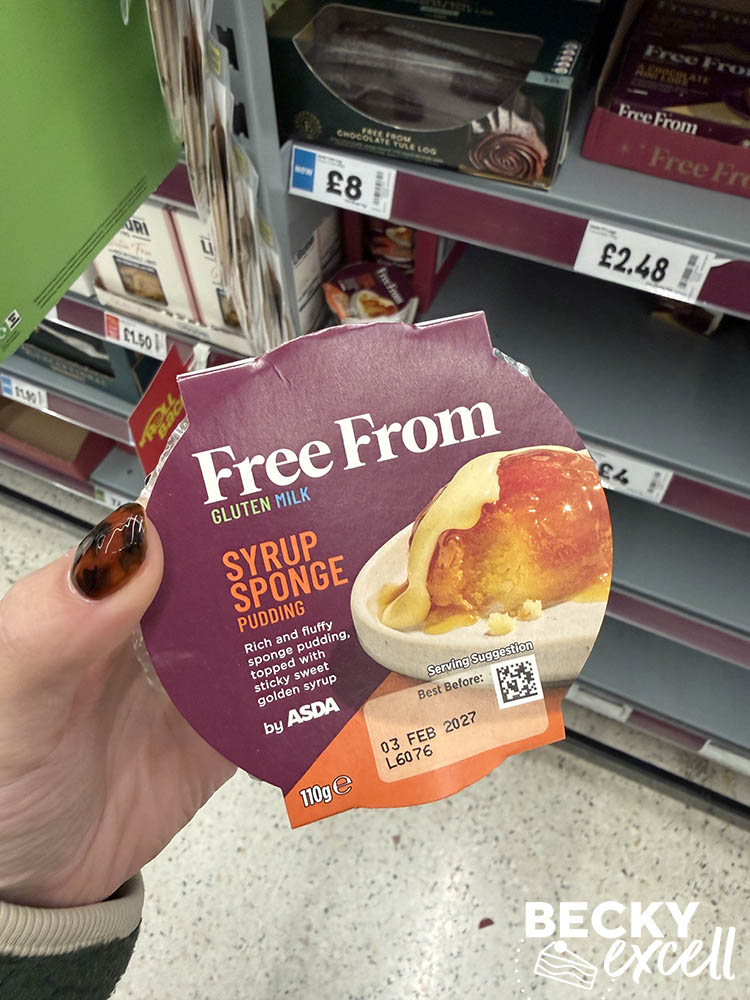 ASDA Free From Syrup Sponge Pudding