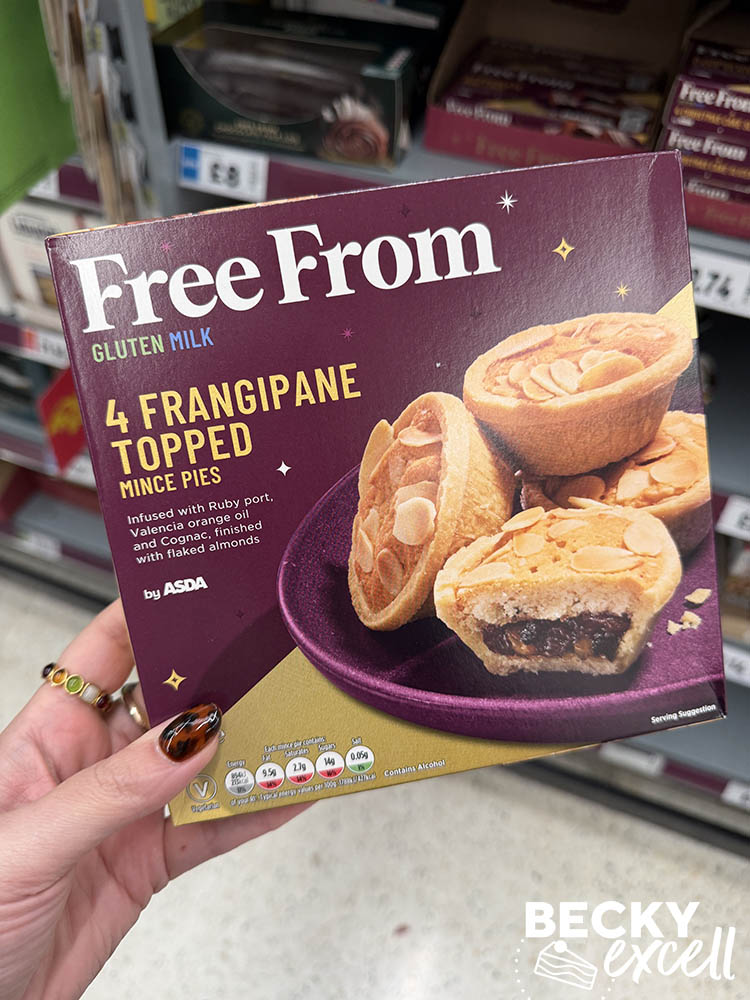ASDA Free From 4 Frangipane Topped Mince Pies