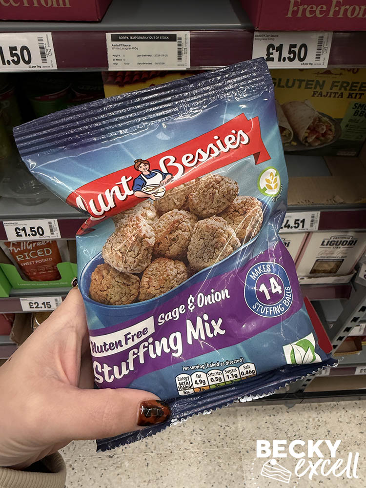 Aunt Bessie’s Gluten Free Sage & Onion Stuffing Mix