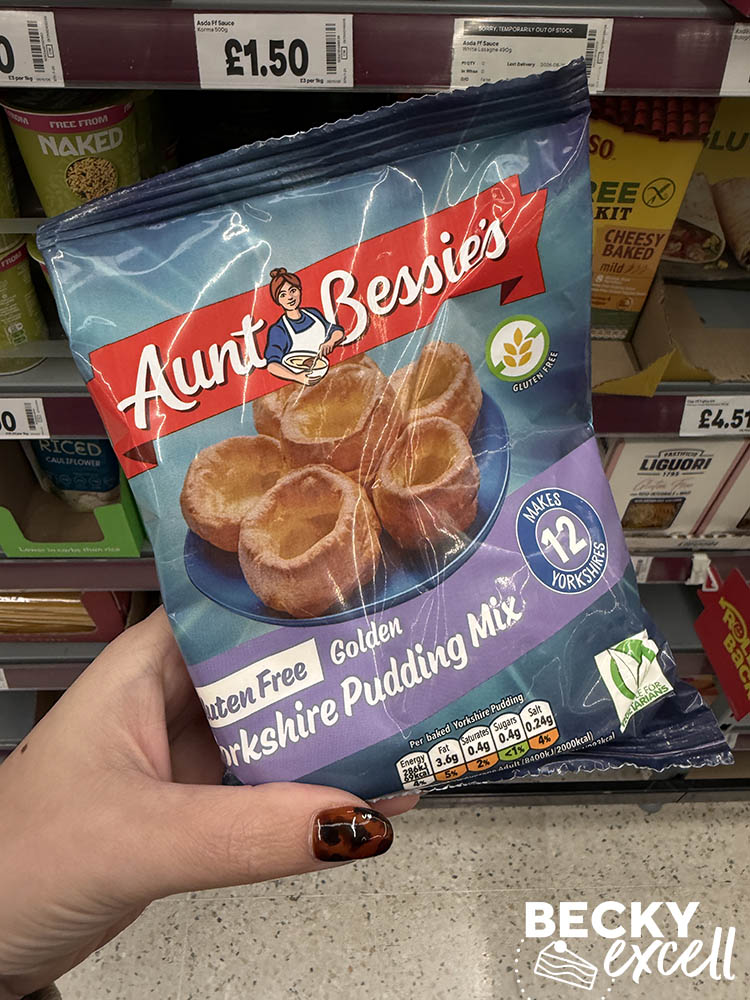 Aunt Bessie’s Gluten Free Golden Yorkshire Pudding Mix