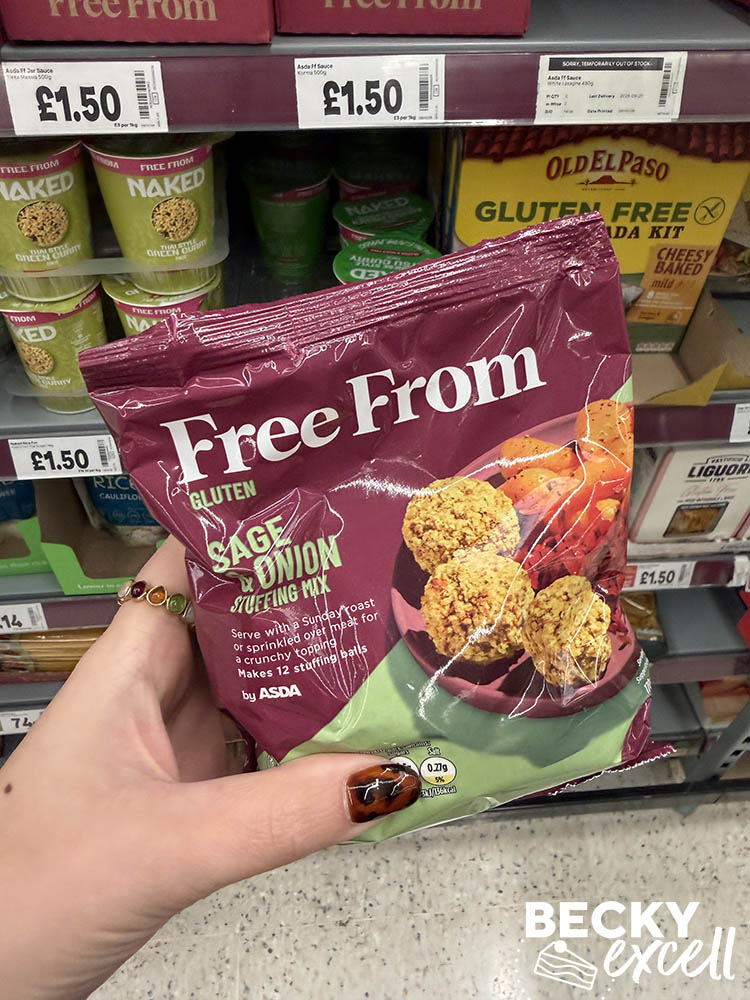 ASDA Free From Sage & Onion Stuffing Mix