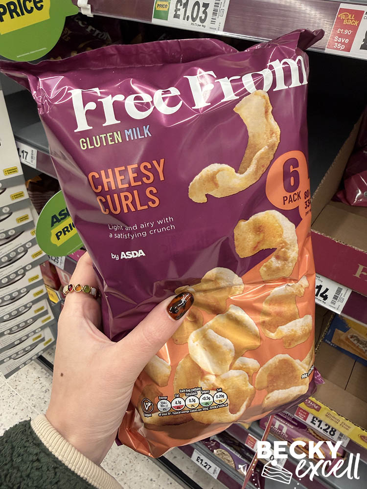 ASDA Free From Cheesy Curls (6 pack)