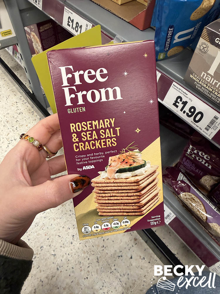 ASDA Free From Rosemary & Sea Salt Crackers