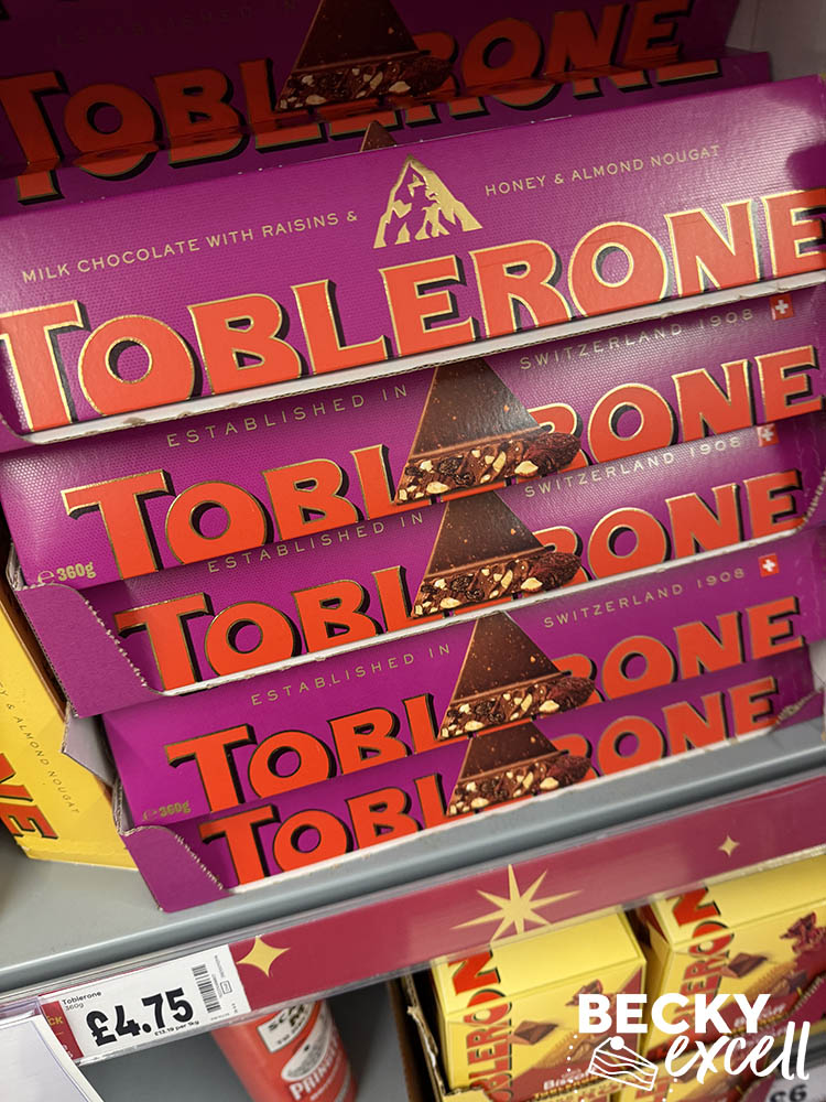 Toblerone Fruit & Nut