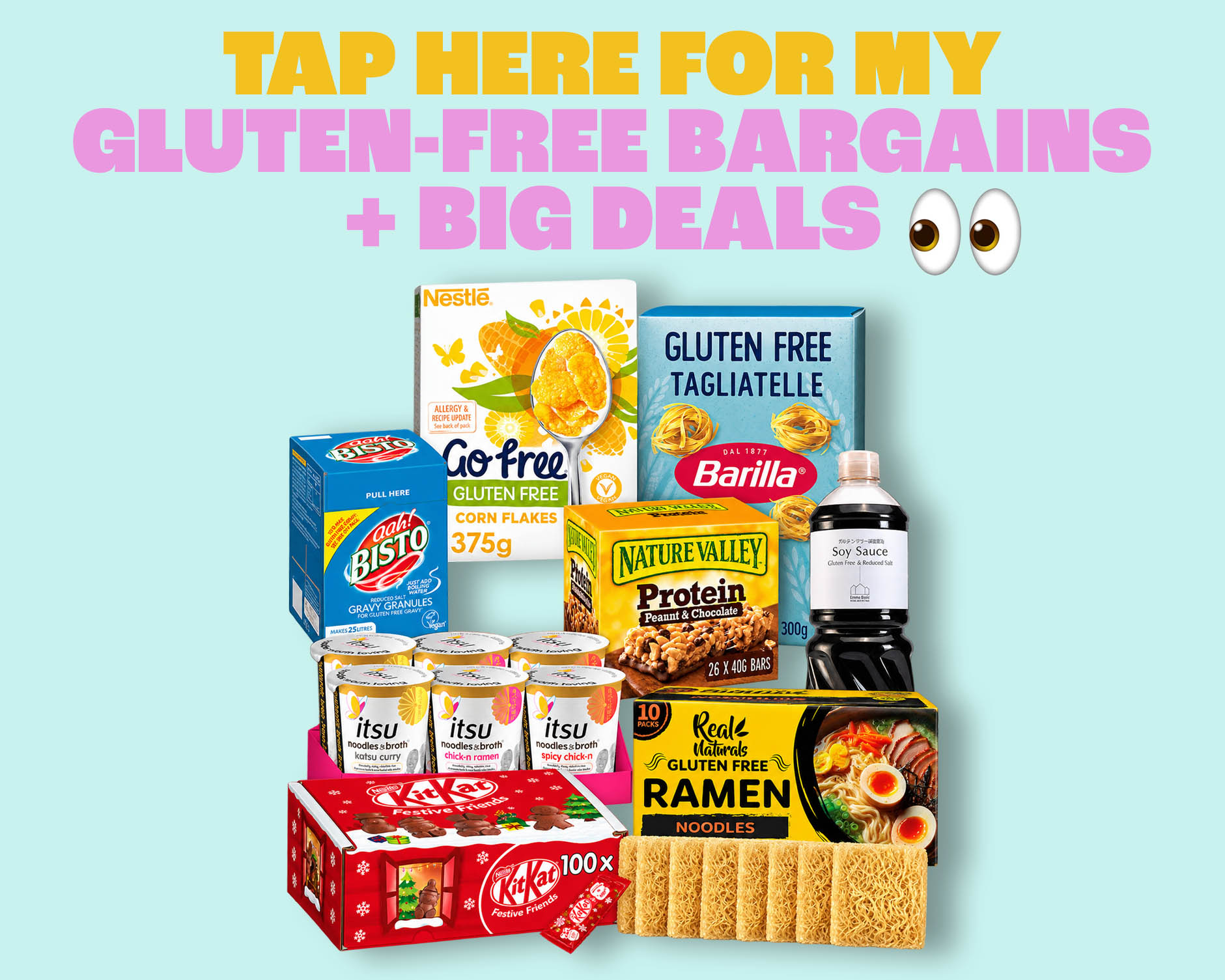 Tap here for my gluten-free bargains and big deals