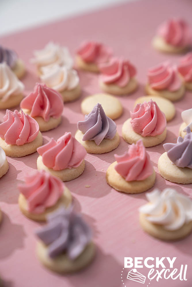 Gluten-free iced gems recipe - food photography hero shot