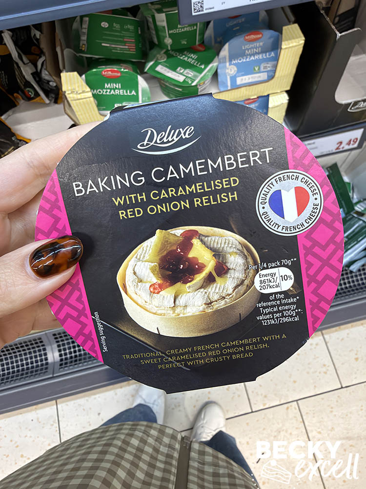 Lidl Deluxe Baking Camembert with Caramelised Red Onion Relish