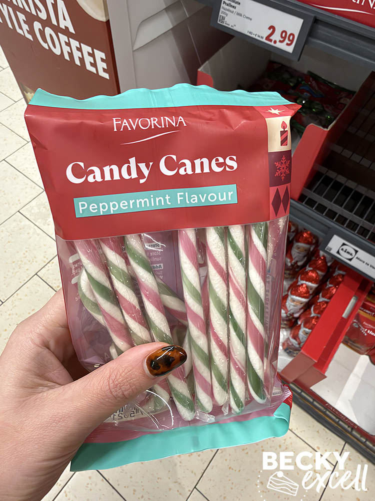 Lidl Favorina Peppermint Flavour Candy Canes