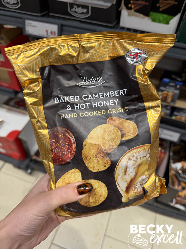 Lidl Deluxe Baked Camembert & Hot Honey Hand Cooked Crisps