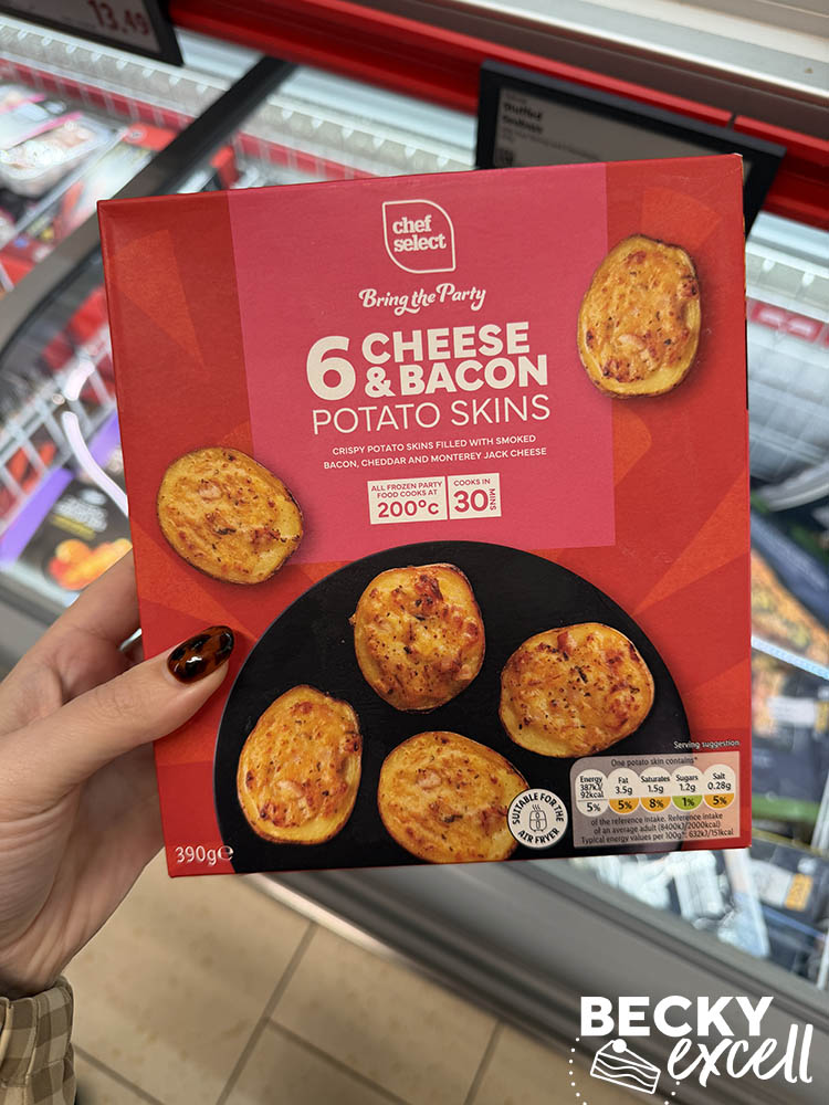 Lidl Chef Select Bring the Party 6 Cheese & Bacon Potato Skins