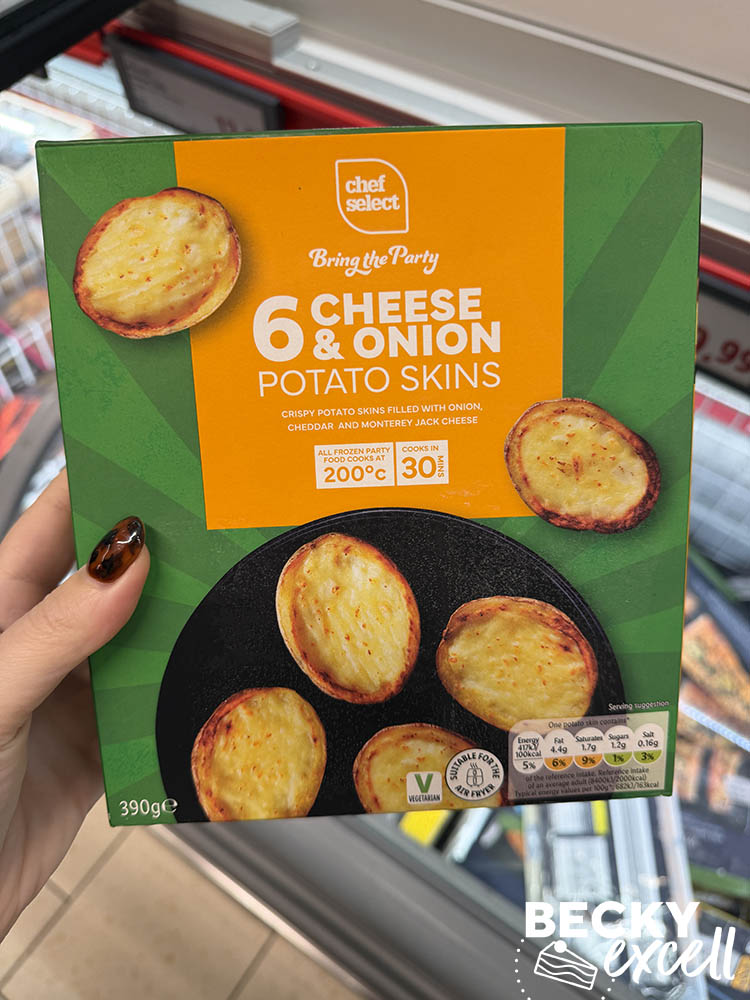 Lidl Chef Select Bring the Party 6 Cheese & Onion Potato Skins