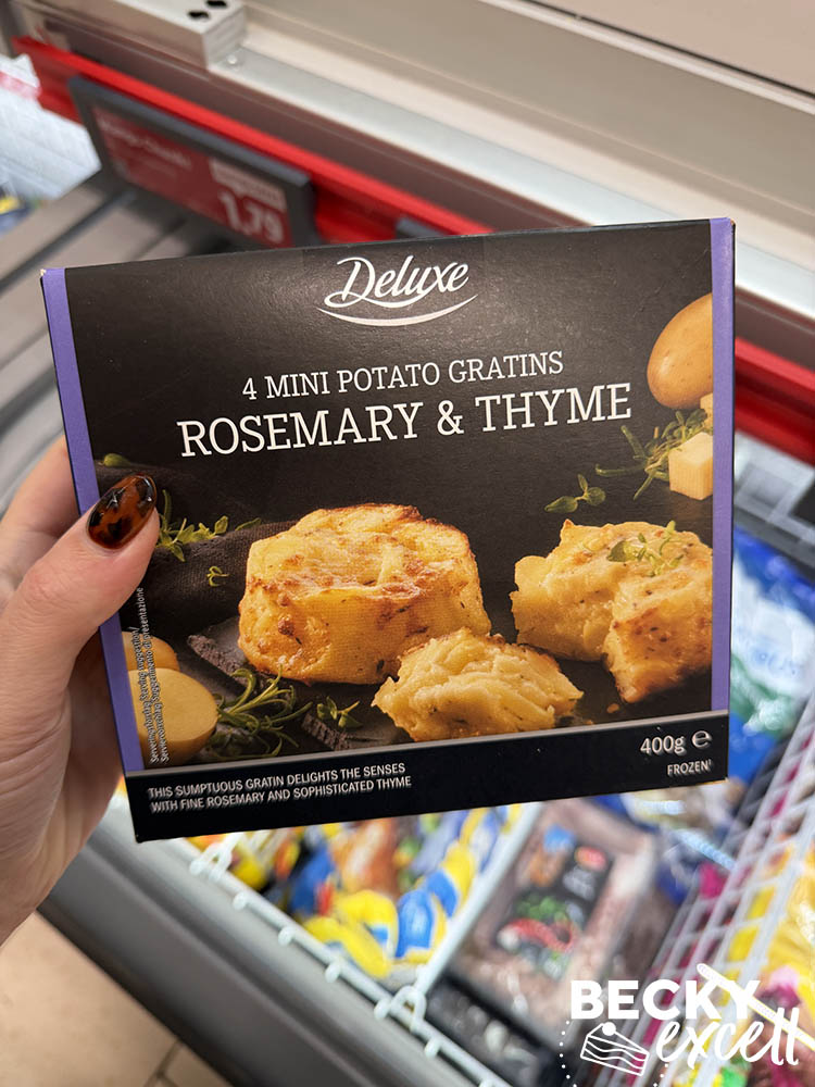Lidl Deluxe 4 Mini Potato Gratins Rosemary & Thyme