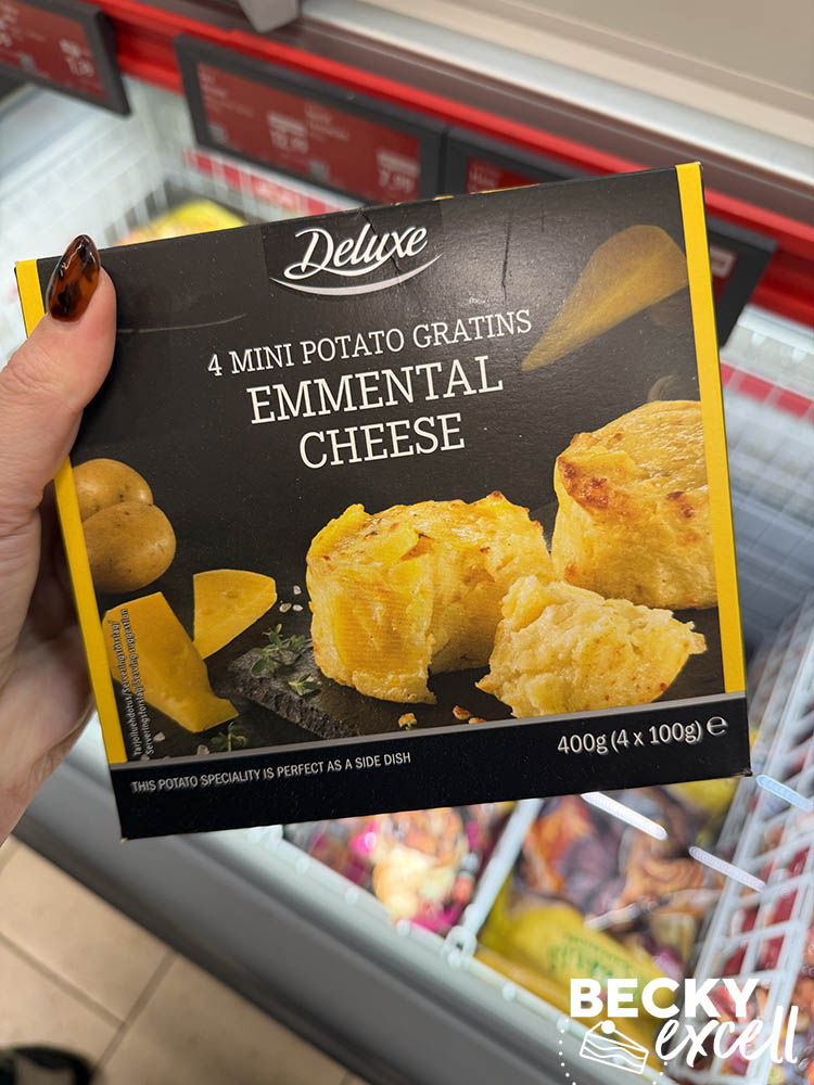 Lidl Deluxe 4 Mini Potato Gratins Emmental Cheese