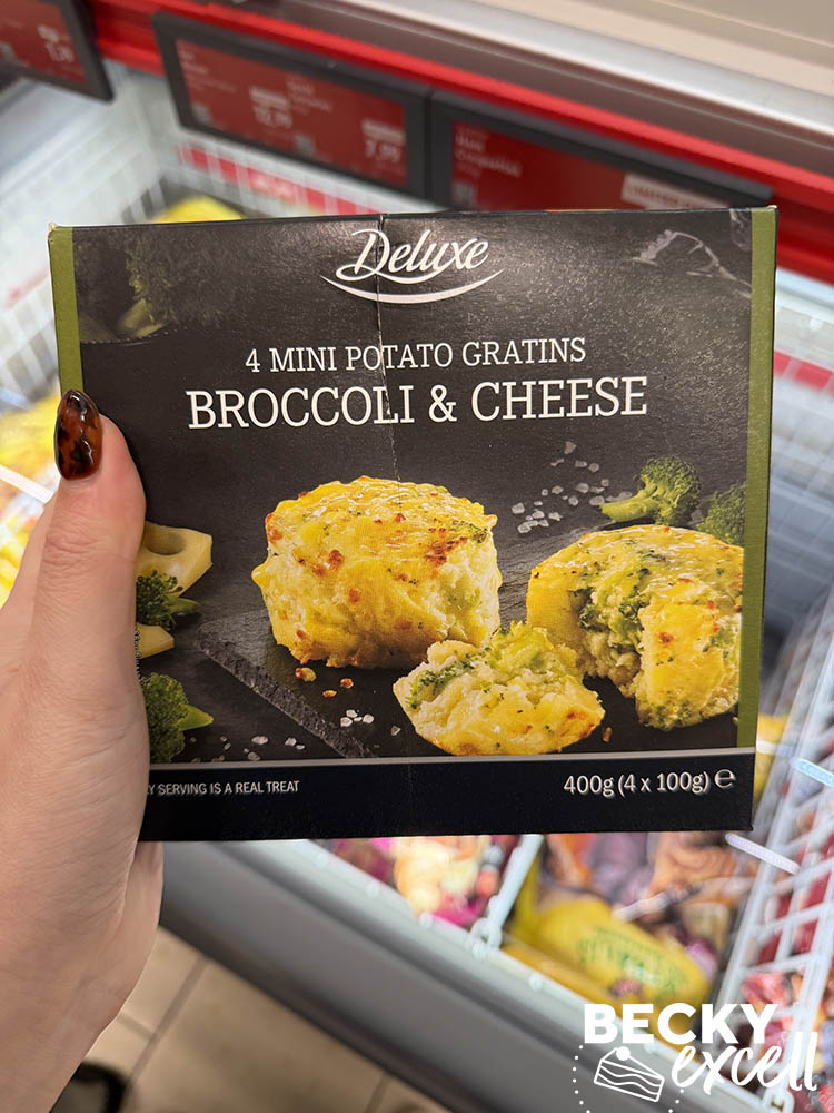Lidl Deluxe 4 Mini Potato Gratins Broccoli & Cheese