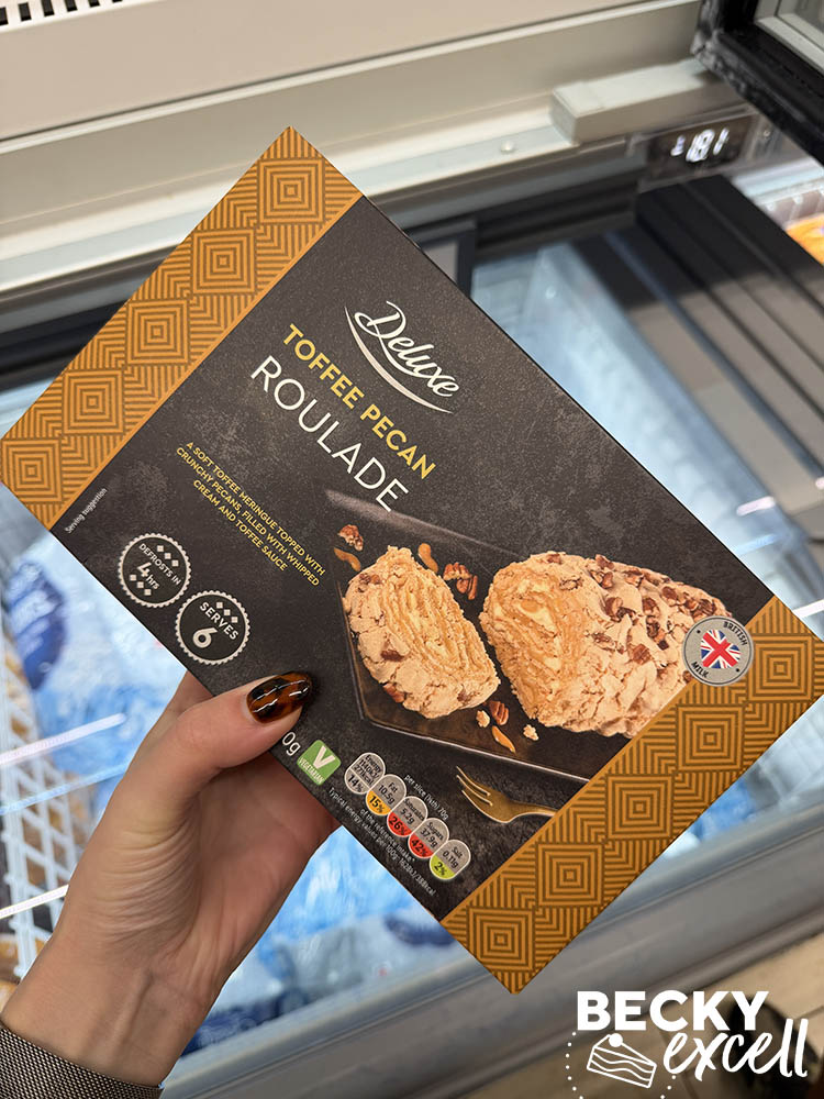 Lidl Deluxe Toffee Pecan Roulade