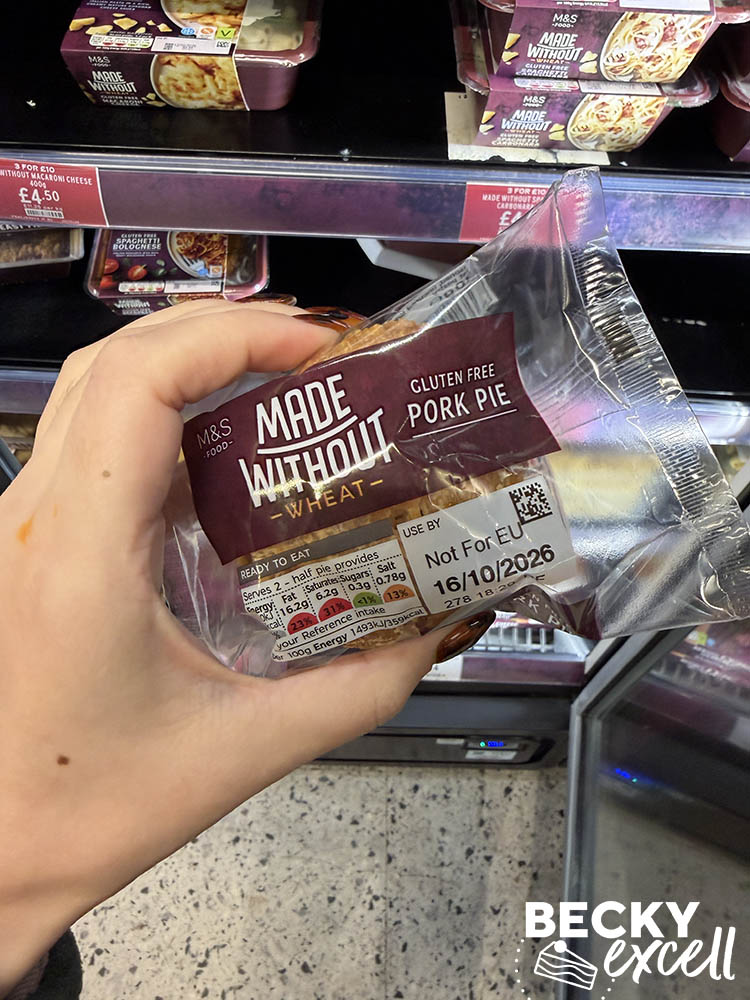 M&S Made Without Wheat Pork Pie