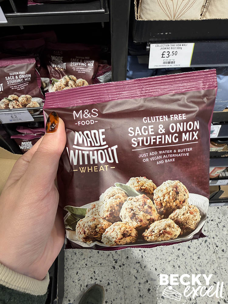 M&S Made Without Wheat Sage & Onion Stuffing Mix