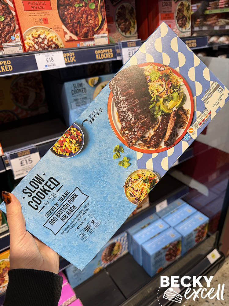 M&S Slow Cooked BBQ British Pork Rib Rack