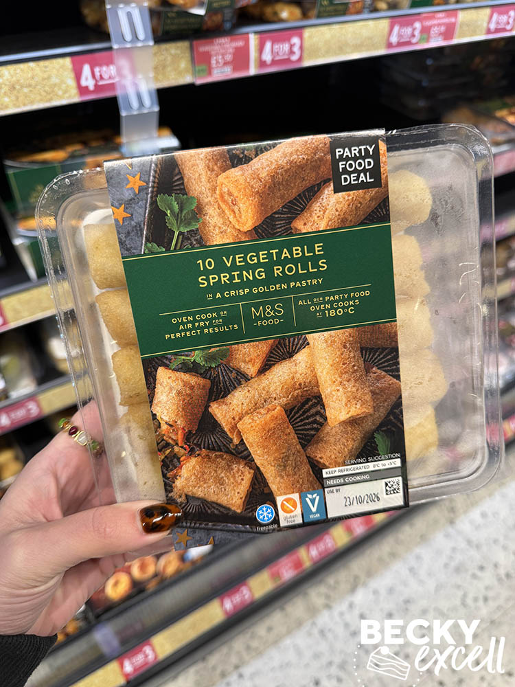 M&S 10 Vegetable Spring Rolls