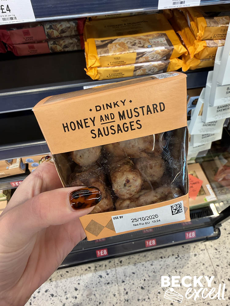 M&S Dinky Honey and Mustard Sausages
