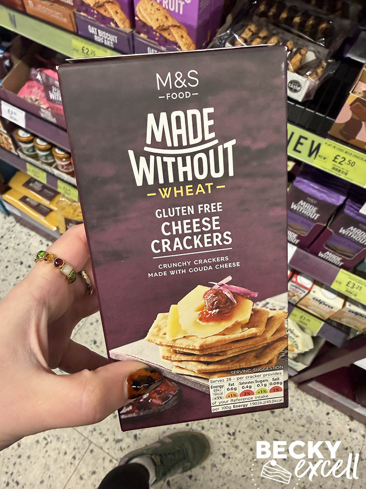 M&S Made Without Wheat Cheese Crackers