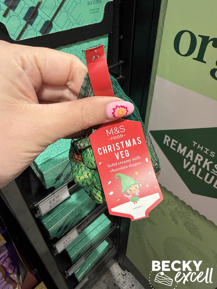 M&S Milk Chocolate Christmas Veg