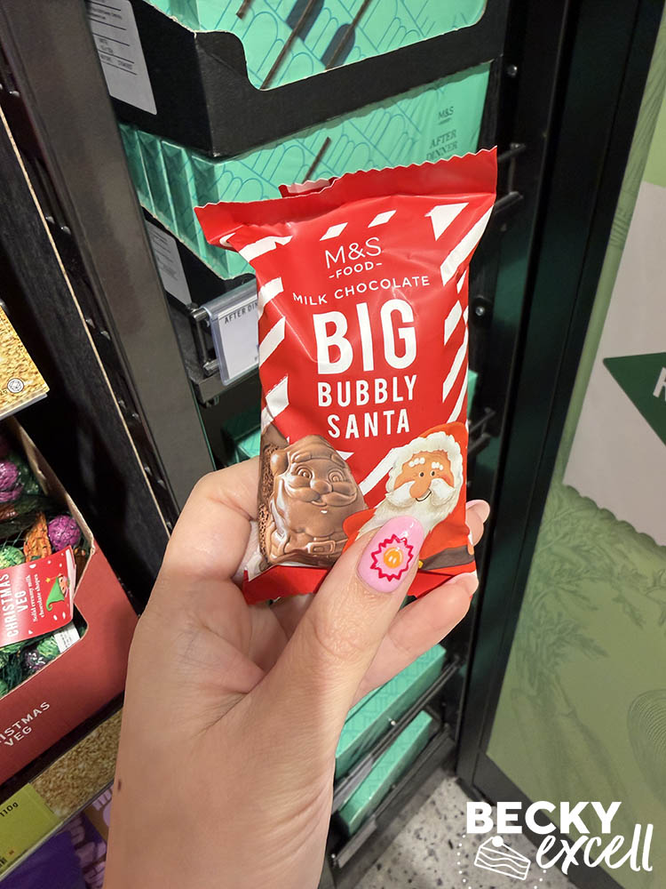M&S Milk Chocolate Big Bubbly Santa