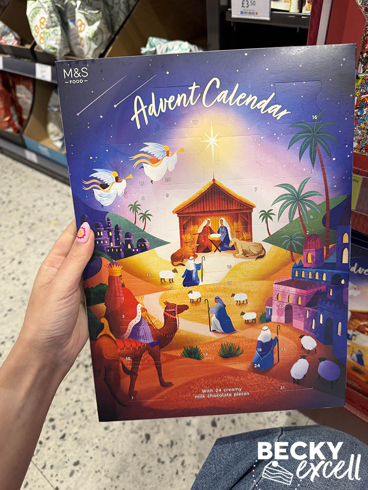 M&S Milk Chocolate Advent Calendar (nativity design)
