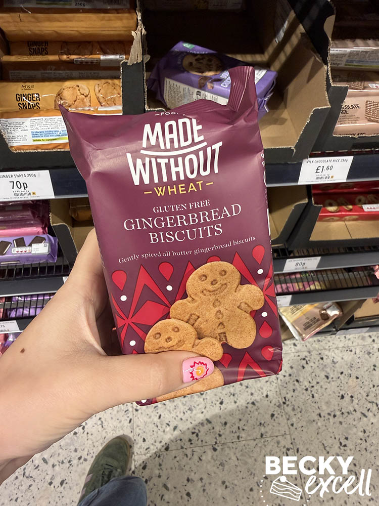 M&S Made Without Wheat Gingerbread Biscuits