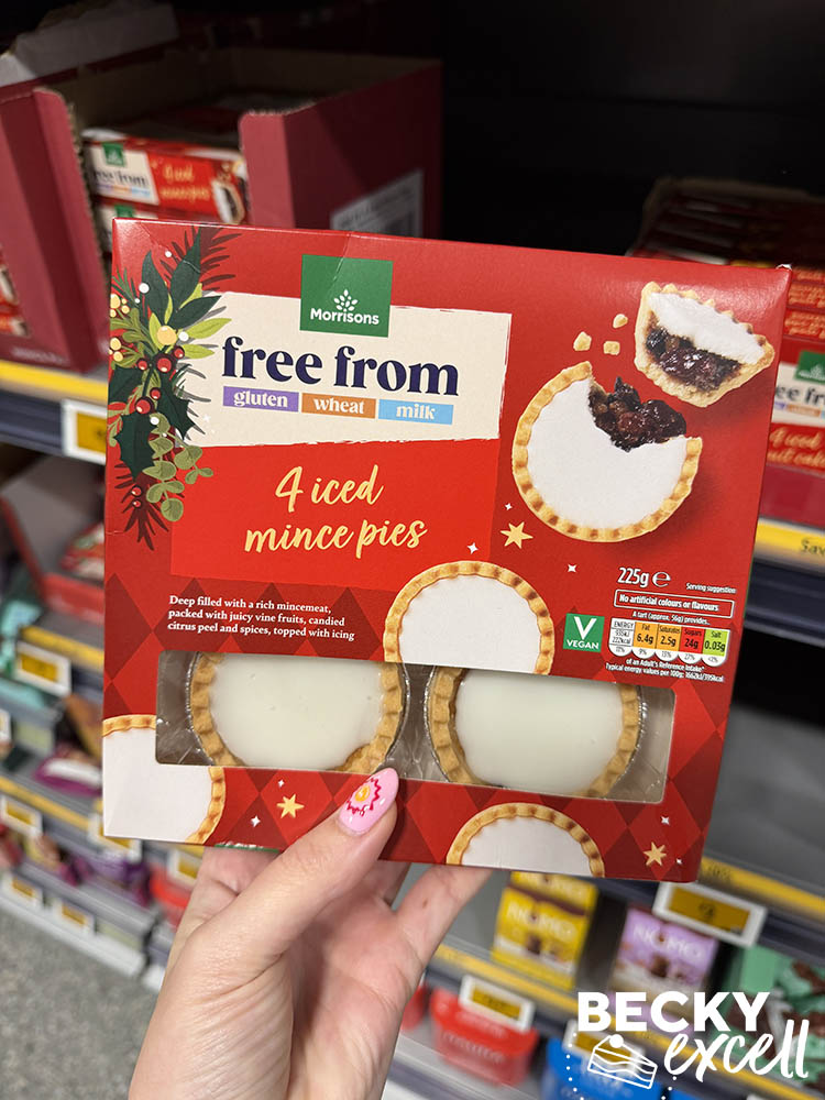 Morrisons Free From 4 Iced Mince Pies