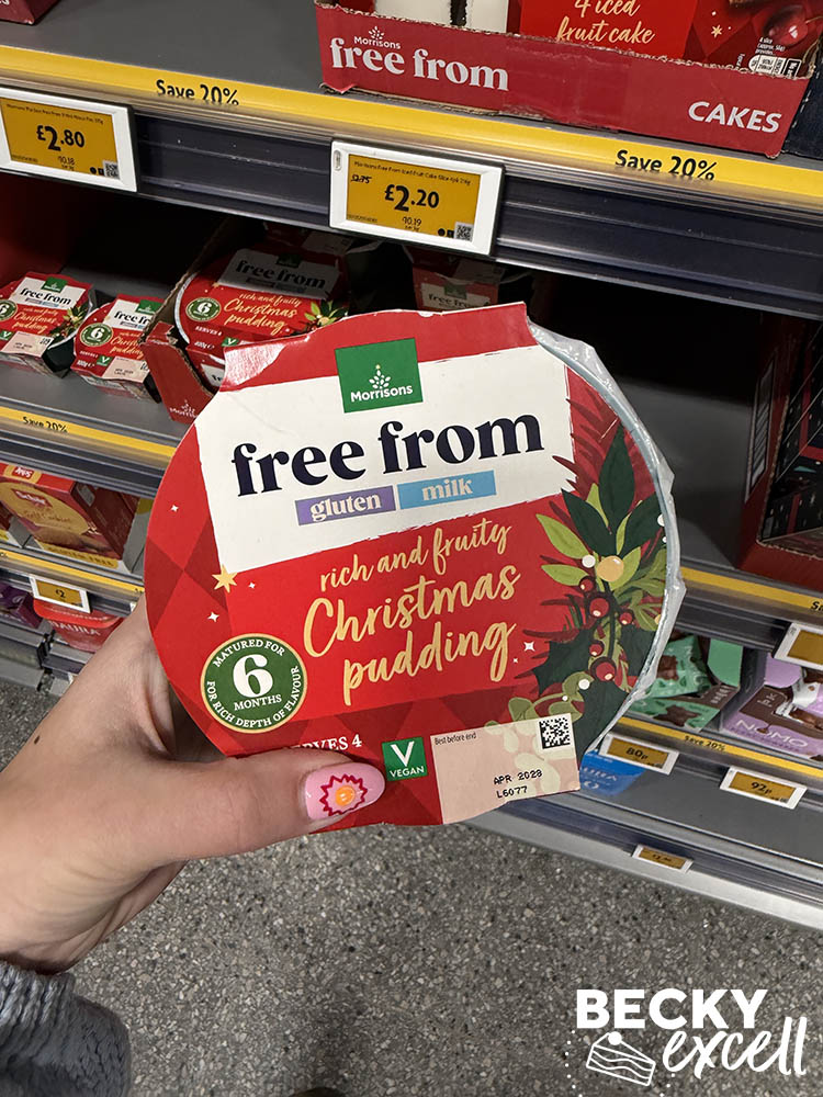 Morrisons Free From Rich and Fruity Christmas Pudding (400g)