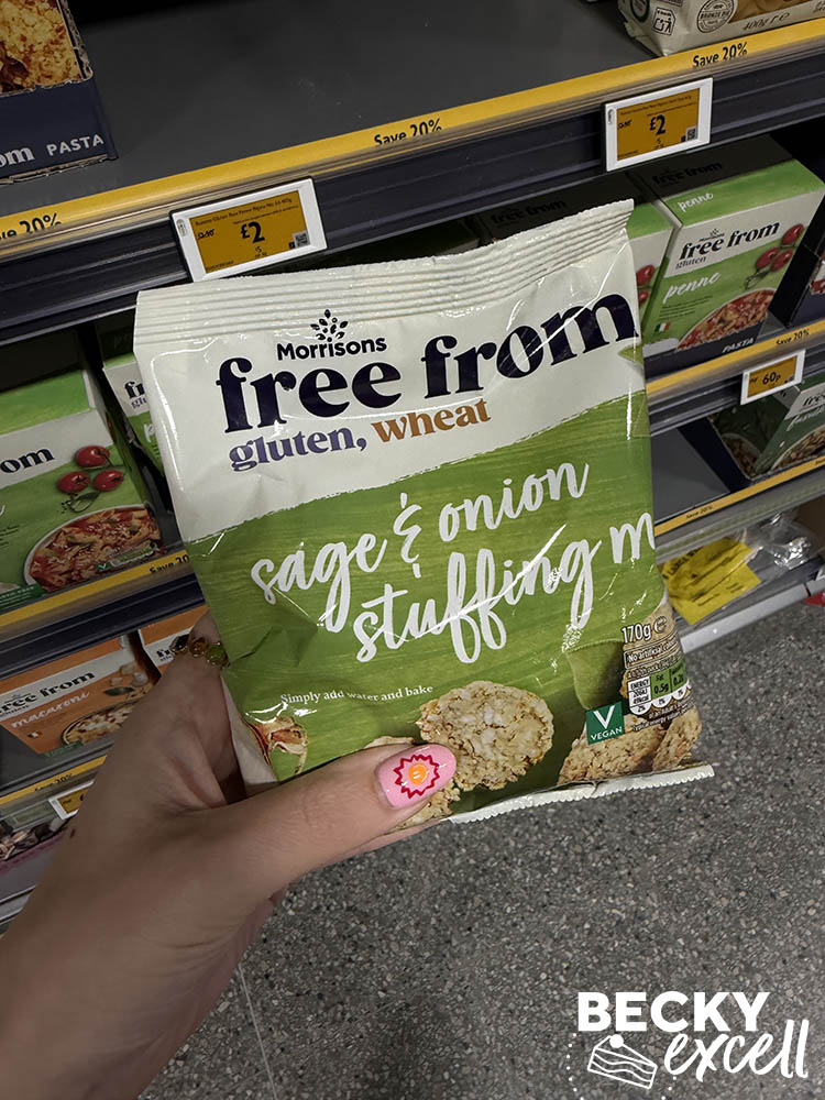 Morrisons Free From Sage & Onion Stuffing Mix
