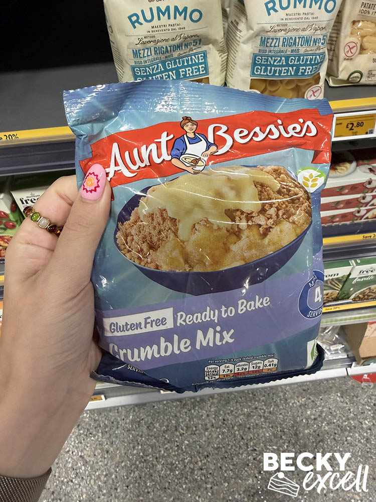 Aunt Bessie’s Gluten Free Ready to Bake Crumble Mix