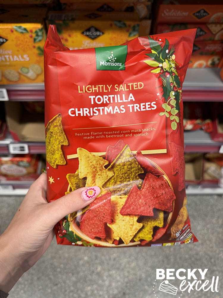 Morrisons Lightly Salted Tortilla Christmas Trees