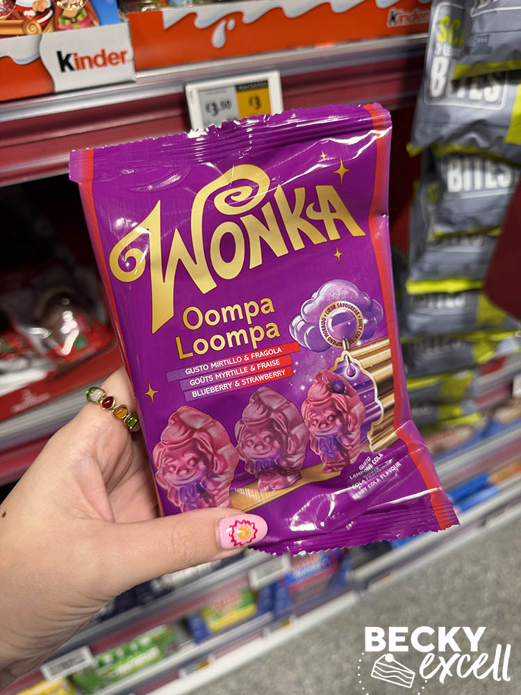 Wonka Oompa Loompa Blueberry & Strawberry Flavour Chocolate