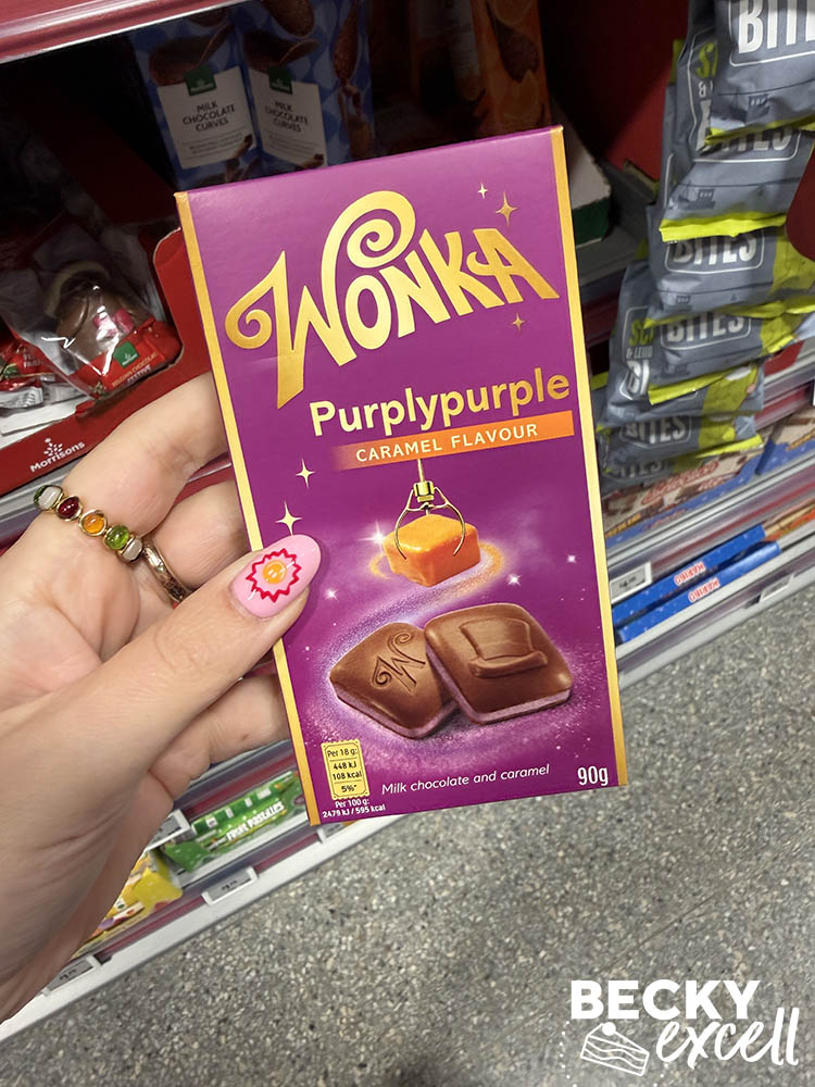 Wonka Purplypurple Caramel Flavour Chocolate