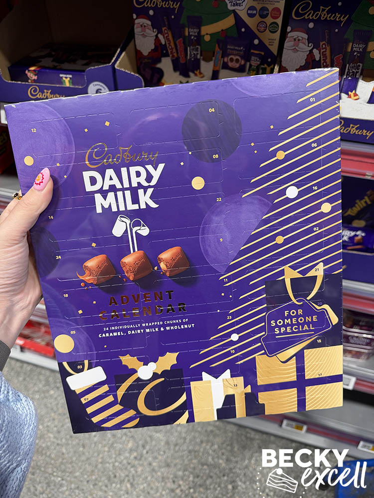 Cadbury Dairy Milk Advent Calendar with Wrapped Chunks