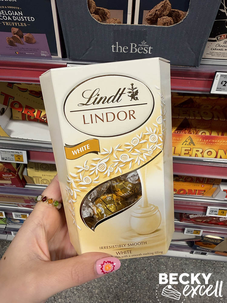 Lindt Lindor White Chocolate Truffles