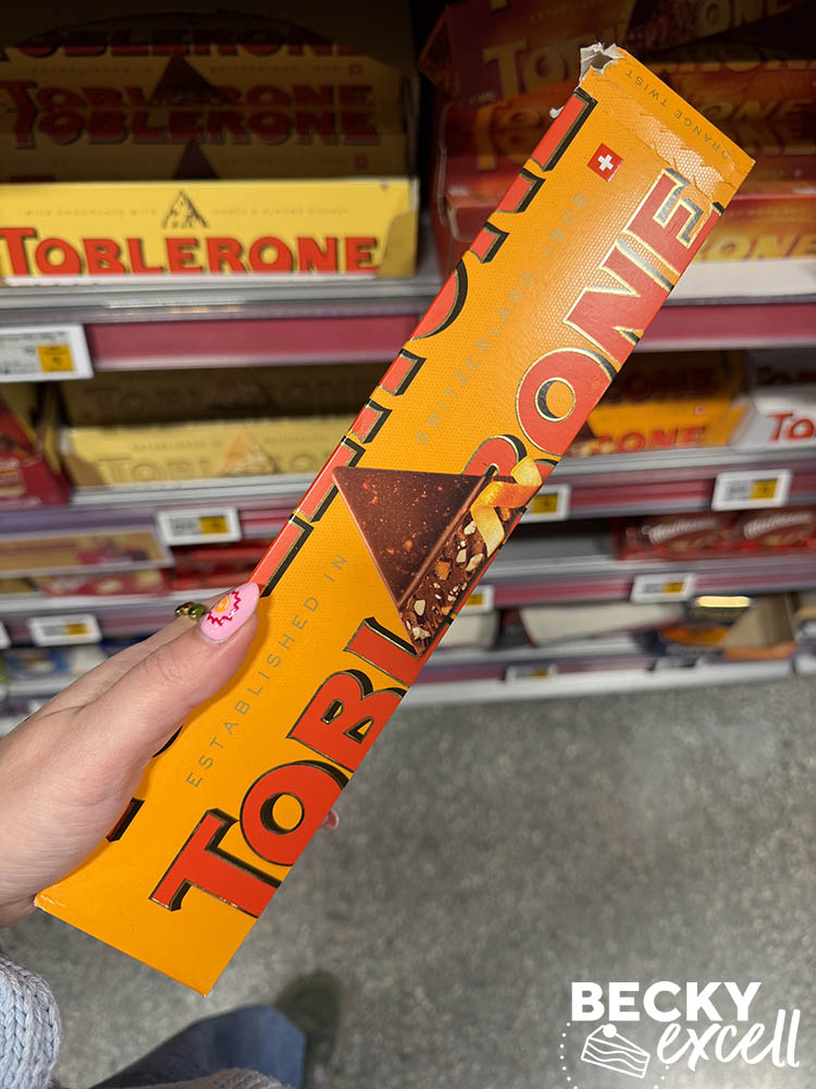 Toblerone Orange Twist
