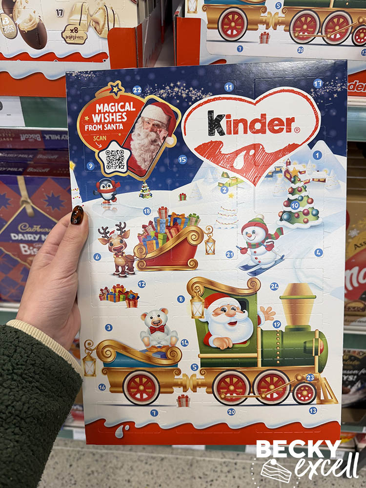 Kinder Advent Calendar (train design)