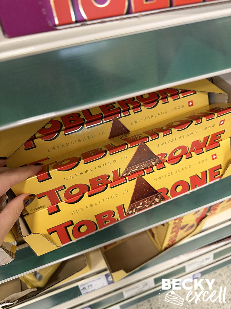 Toblerone Milk Chocolate with Honey & Almond Nougat